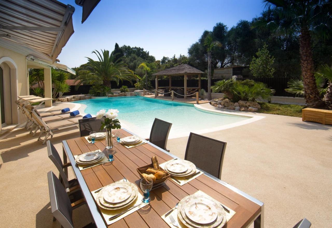 El Paradisio Splendid 5 Stars Villa Atypical In Antibes With Overflowing Swiming Pool Exterior photo