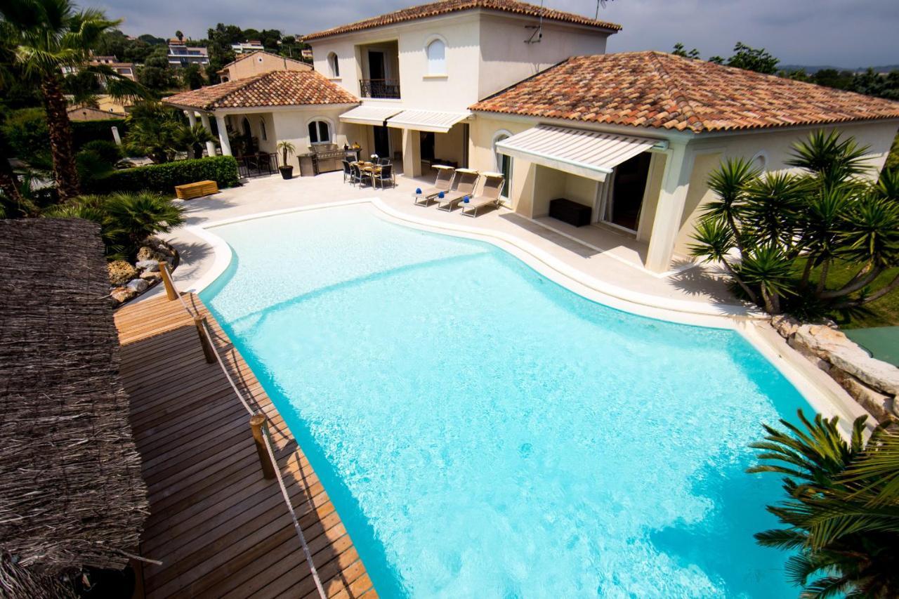 El Paradisio Splendid 5 Stars Villa Atypical In Antibes With Overflowing Swiming Pool Exterior photo